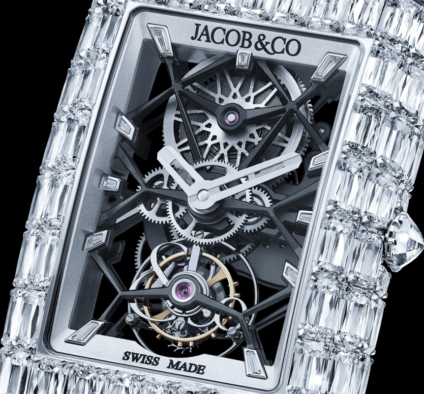 Jacob & Co.,Billionaire 45.67x35mm,45.67x35mm,Gold,White Gold,Sapphire,BL122,BL122.30.BD.BD.A