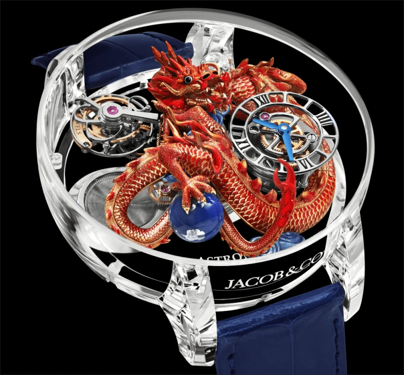 Jacob & Co.,Astronomia 50mm,50mm,Sapphire,Handwound,60hours,In-house Caliber,AT125,AT125.80.DR.UA.B