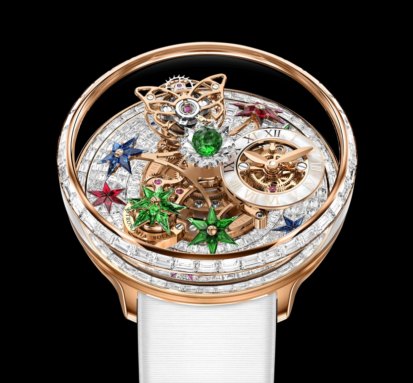 Jacob & Co.,Fleurs de Jardin ,Rose Gold,Gold,Handwound,48hours,In-house Caliber,AF921,AF921.40.BD.AA.A