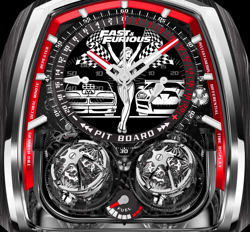 Jacob & Co.,Twin Turbo Furious ,Titanium,Carbon,Sapphire,TT200,TT200.21.AC.AC.ABVEA
