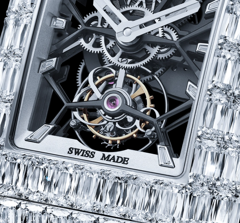 Jacob & Co.,Billionaire 45.67x35mm,45.67x35mm,Gold,White Gold,Sapphire,BL122,BL122.30.BD.BD.A
