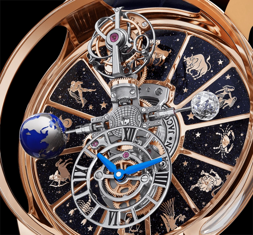 Jacob & Co.,Astronomia 50mm,50mm,Rose Gold,Gold,Handwound,60hours,In-house Caliber,AT100,AT100.40.AC.AB.B