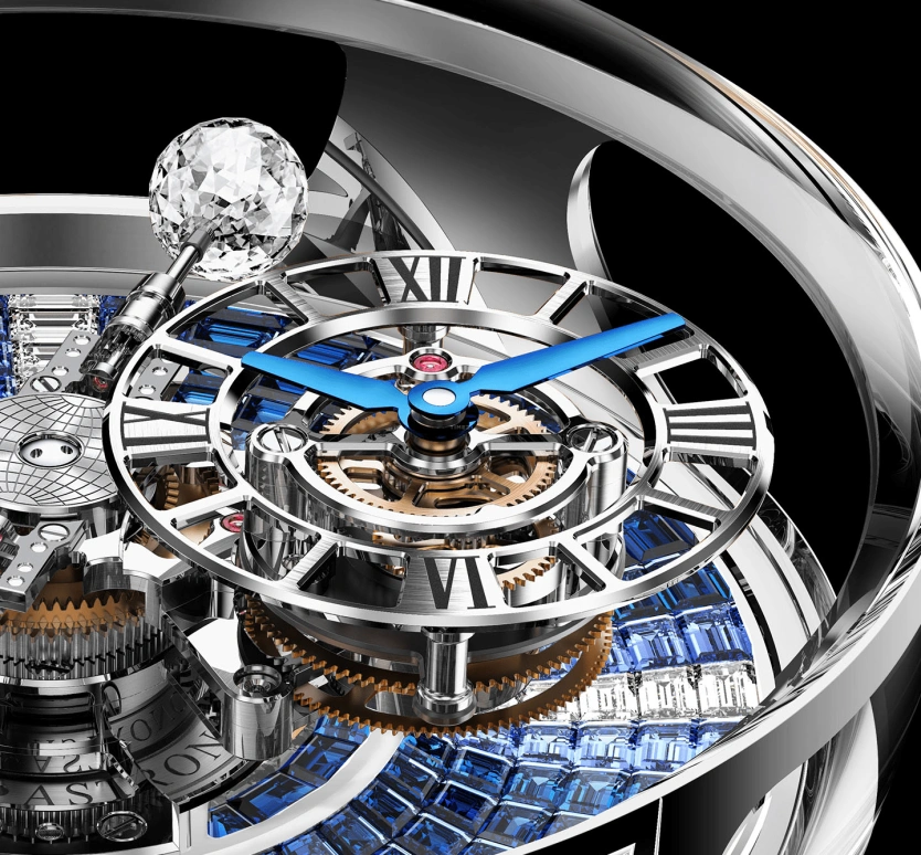 Jacob & Co.,Astronomia ,Gold,White Gold,Handwound,60hours,In-house Caliber,AT800,AT800.30.BD.UA.B