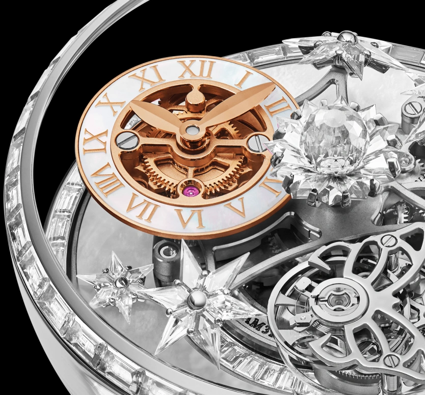 Jacob & Co.,Fleurs de Jardin ,Rose Gold,Gold,Handwound,48hours,In-house Caliber,AF321,AF321.40.BA.AD.A