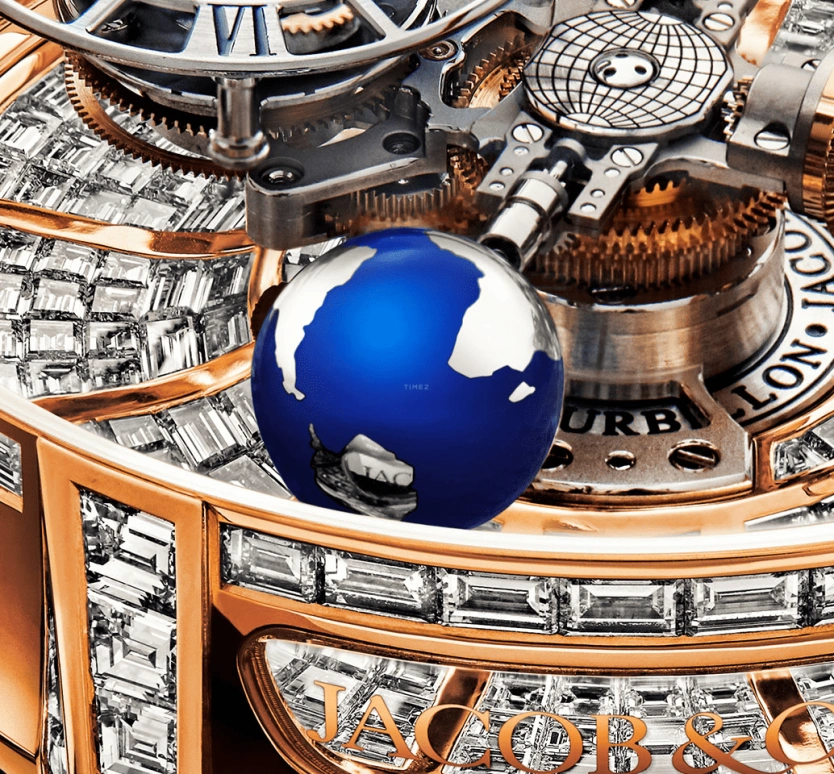 Jacob & Co.,Astronomia ,Rose Gold,Gold,Handwound,35hours,In-house Caliber,AT810,AT810.40.BD.BD.A