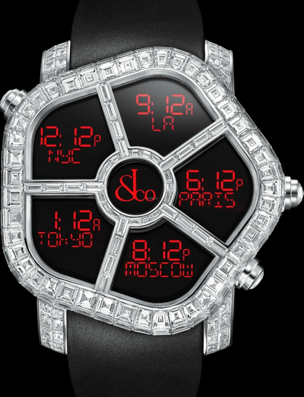 Jacob & Co.,Ghost 47mm,47mm,Gold,White Gold,Quartz,In-house Caliber,GH800,GH800.30.BD.BD.A