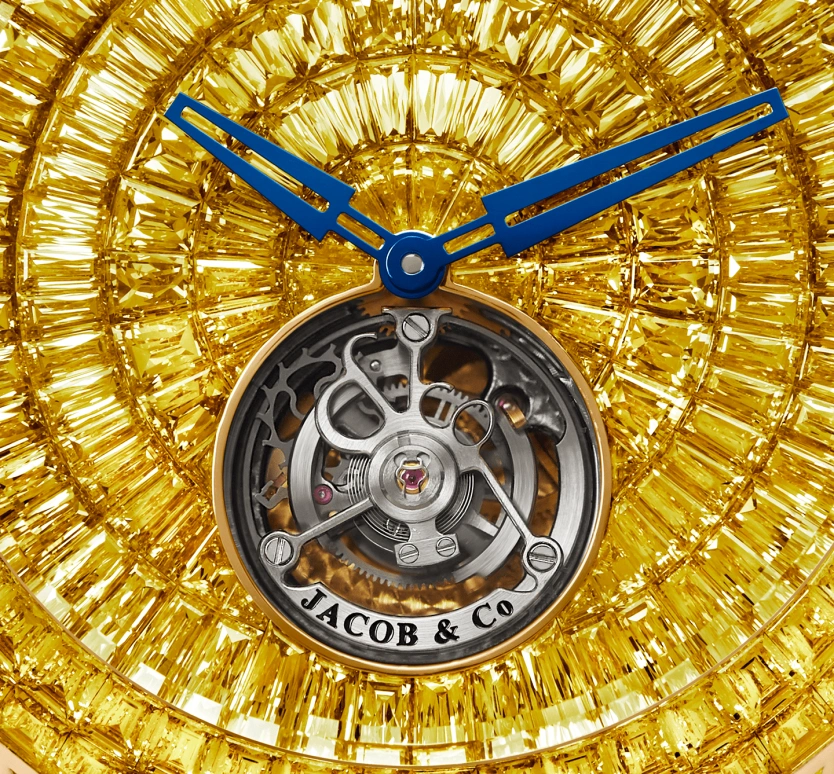 Jacob & Co.,Caviar Tourbillon 140mm,140mm,Yellow Gold,Gold,Handwound,100hours,In-house Caliber,CV201,CV201.50.YD.UA.A