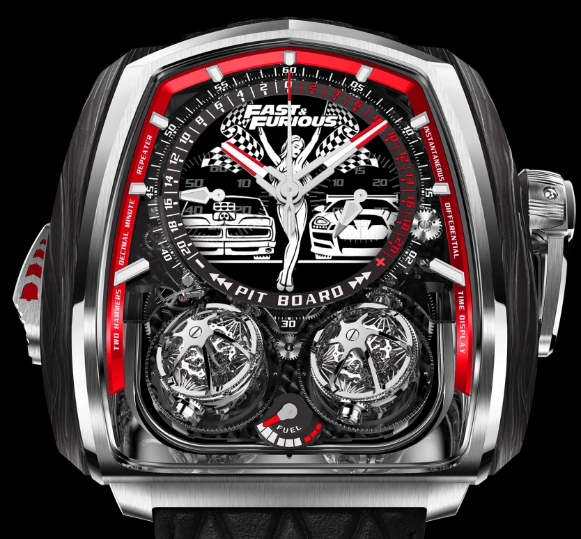 Jacob & Co.,Twin Turbo Furious ,Titanium,Carbon,Sapphire,TT200,TT200.21.AC.AC.ABVEA