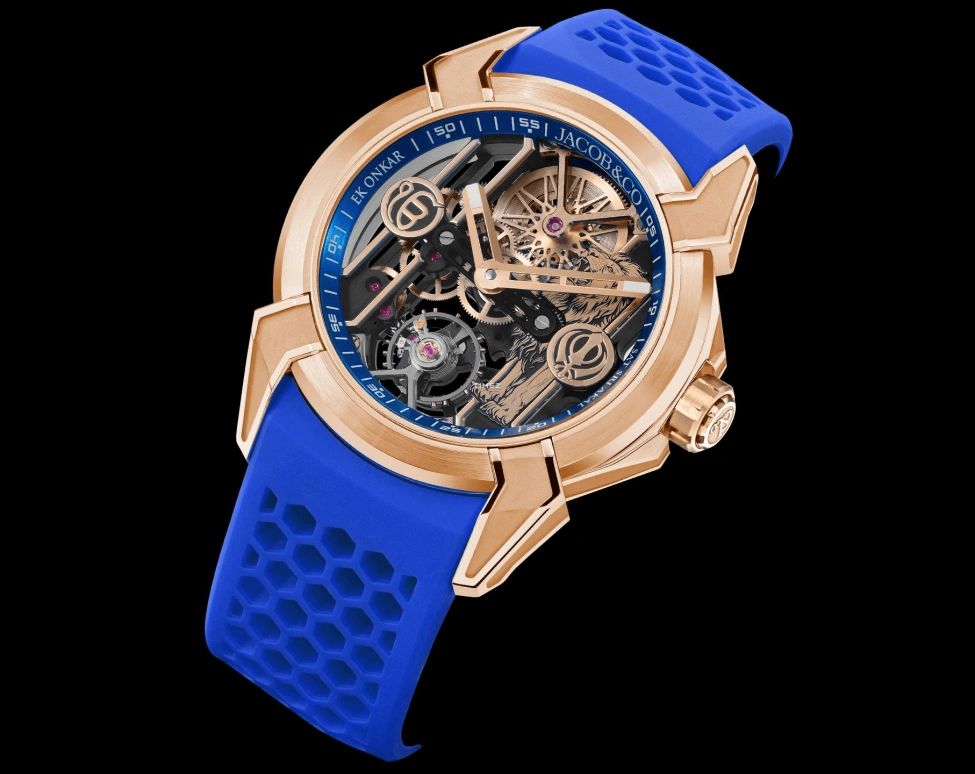 Jacob & Co.,EPIC 44mm,44mm,Rose Gold,Handwound,48hours,In-house Caliber,EX113,EX113.43.AE.AA.ABRUA
