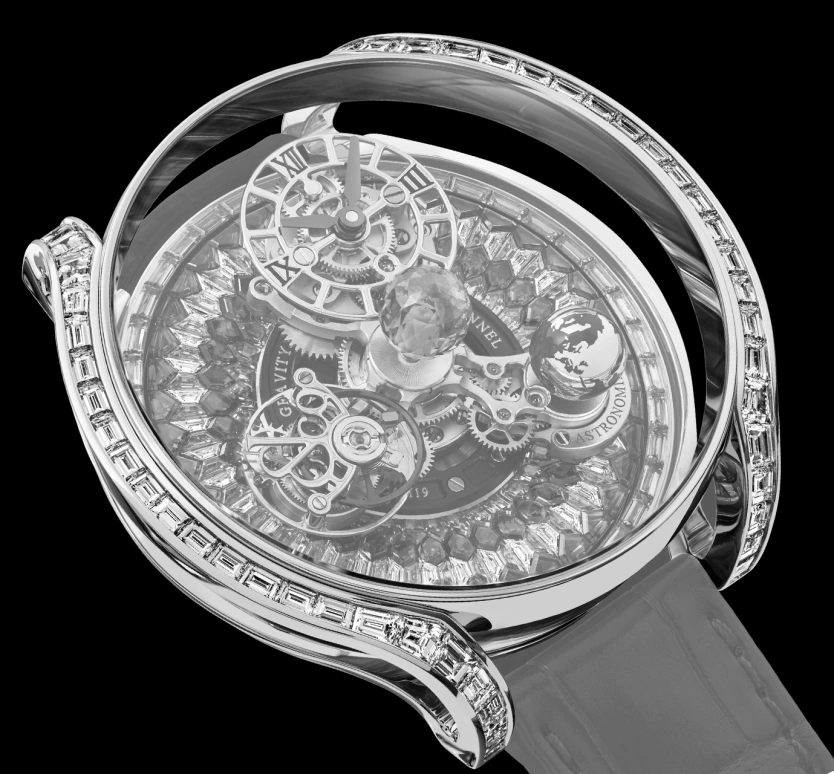 Jacob & Co.,Astronomia 44mm,44mm,Palladium,Handwound,48hours,In-house Caliber,AS900,AS900.64.AA.UB.A