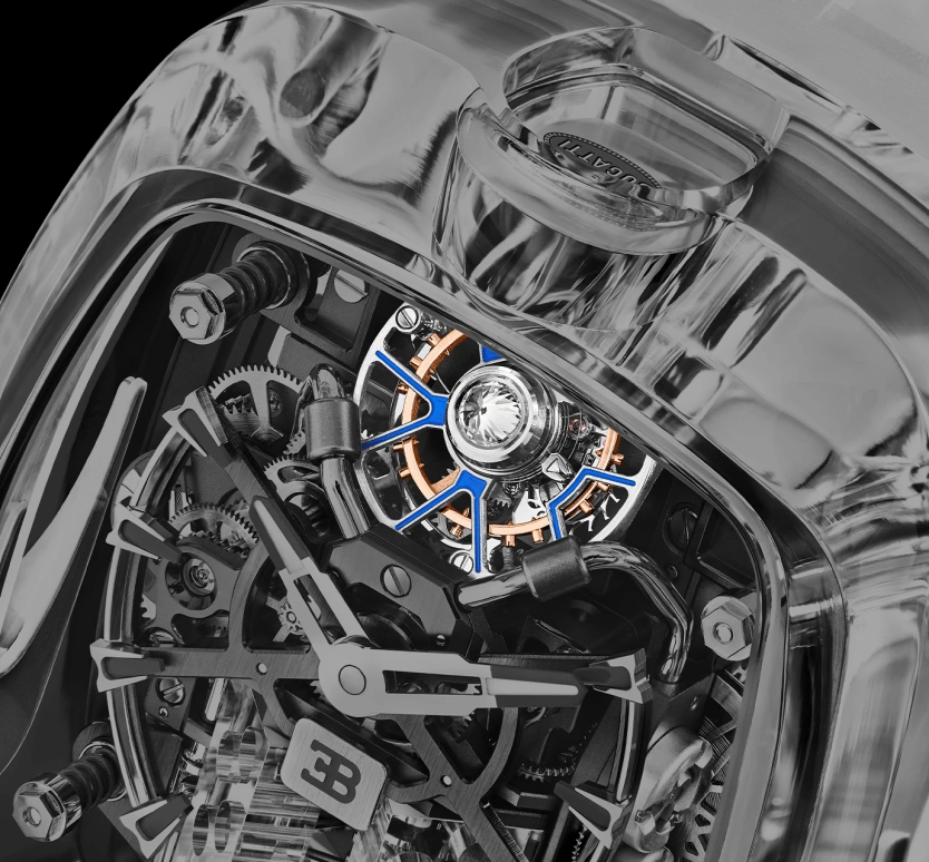 Jacob & Co.,Bugatti Chiron ,Sapphire,Crystal,Handwound,60hours,In-house Caliber,BU210,BU210.80.AI.UA.BBRUA
