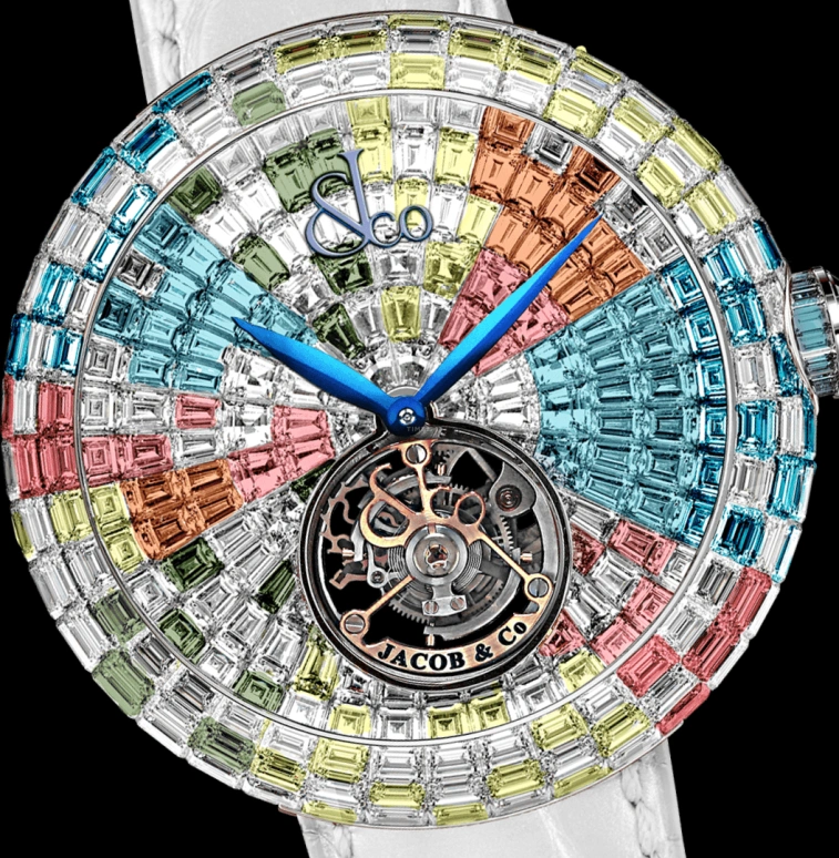 Jacob & Co.,Brilliant ,Gold,White Gold,Handwound,100hours,In-house Caliber,BT543,BT543.30.HX.UC.B