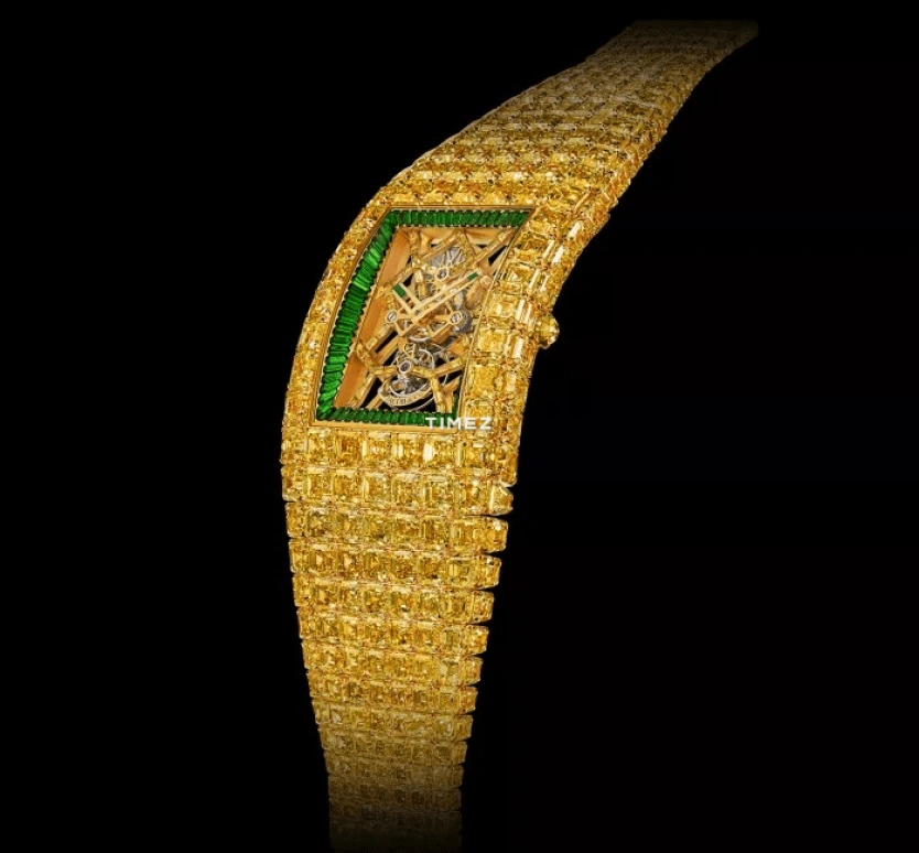 Jacob & Co.,Billionaire 52.20x43.50mm,52.20x43.50mm,Yellow Gold,Gold,Handwound,Tourbillon,72hours,Jacob Arabo,BL130,BL130.50.AA.UA.A
