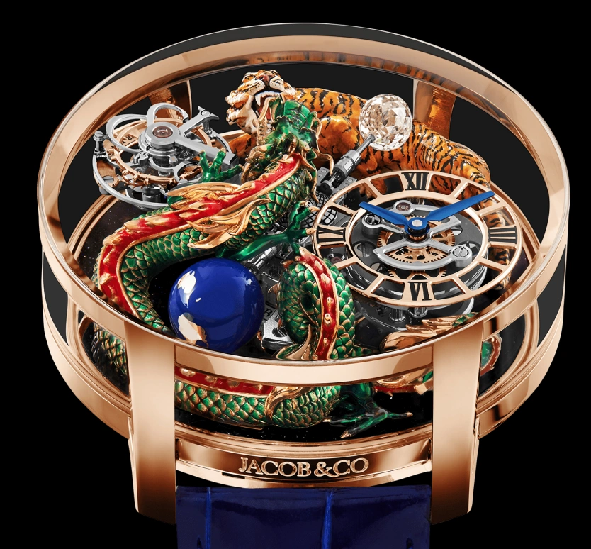 Jacob & Co.,Astronomia 47mm,47mm,Rose Gold,Sapphire,Gold,Crystal,Handwound,60hours,In-house Caliber,AT114,AT114.40.AA.UA.A