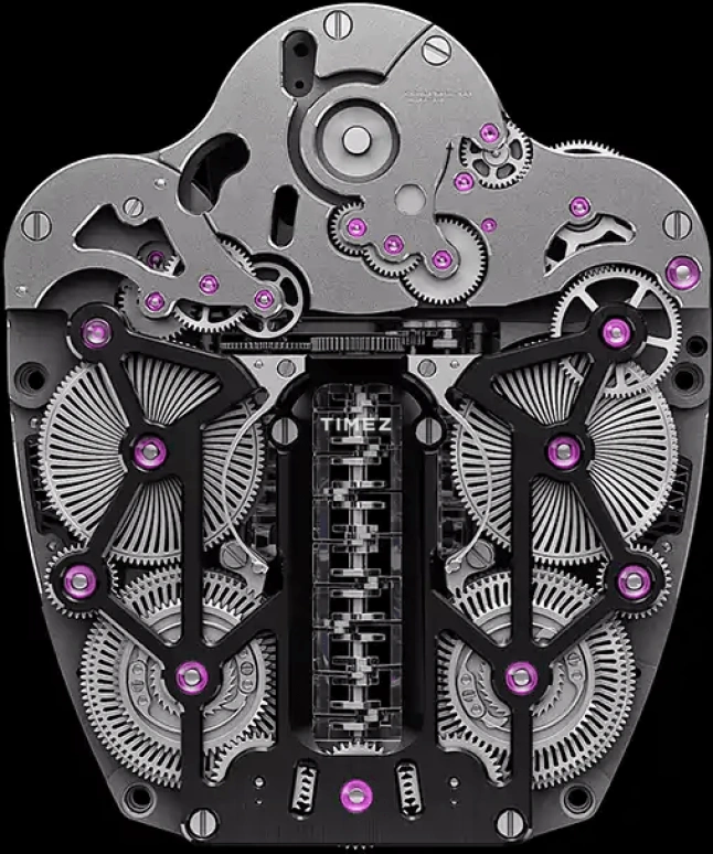 Jacob & Co.,Bugatti Chiron 52x44mm,52x44mm,Titanium,Blue,Silver,Handwound,Power Reserve Indicator,Tourbillon,Jumping Minutes,Jumping Hours,48hours,In-house Caliber,JAY-Z,Jazzy,JAY Z,BU300,BU300.21.AA.AA.A