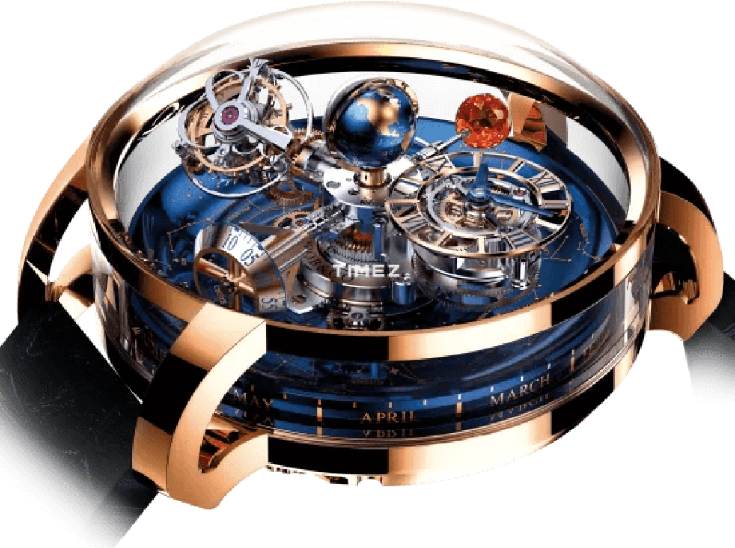 Jacob & Co.,Astronomia 47mm,47mm,Rose Gold,Skeleton,Handwound,Month,Tourbillon,Sidereal Time,AT110,AT110.40.AA.SD.A