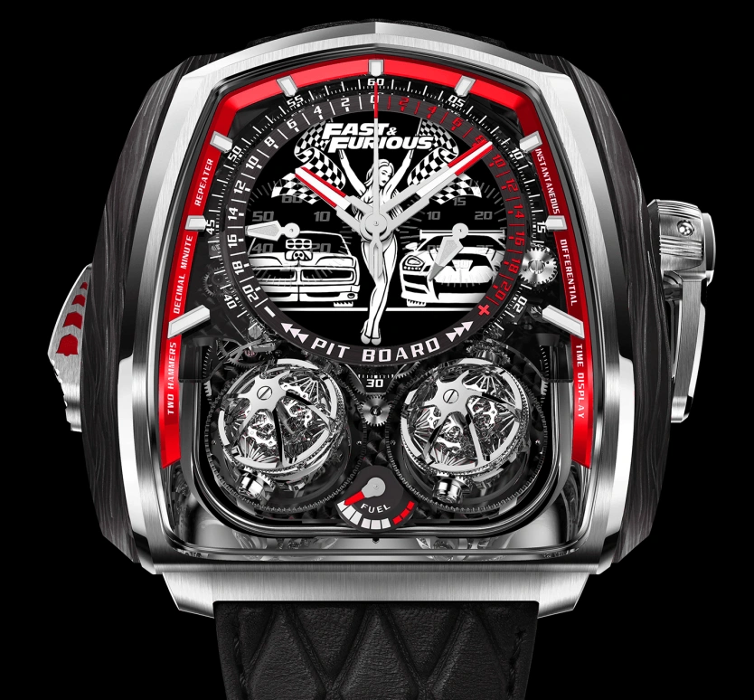 Jacob & Co.,Twin Turbo Furious ,Titanium,Carbon,Sapphire,TT200,TT200.21.AC.AC.ABVEA