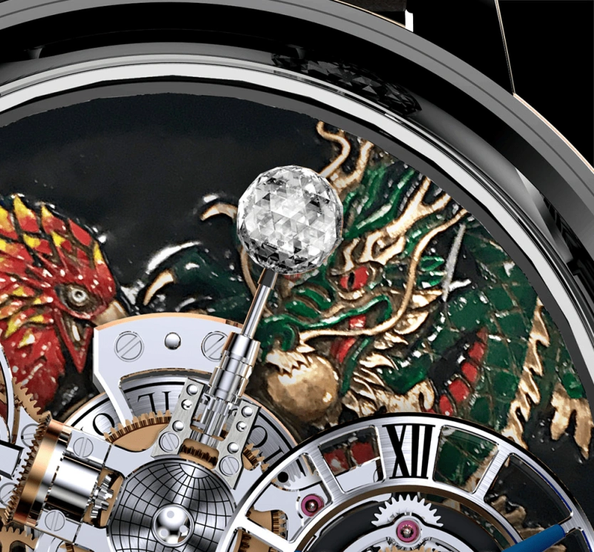 Jacob & Co.,Astronomia ,Black Gold,Gold,Handwound,60hours,In-house Caliber,AT100,AT100.31.AC.UA.B