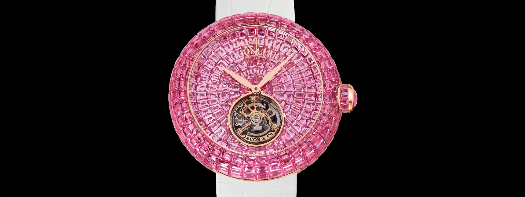 Jacob & Co.,Brilliant ,Rose Gold,Gold,Handwound,In-house Caliber,BT543,BT543.40.BP.BP.B