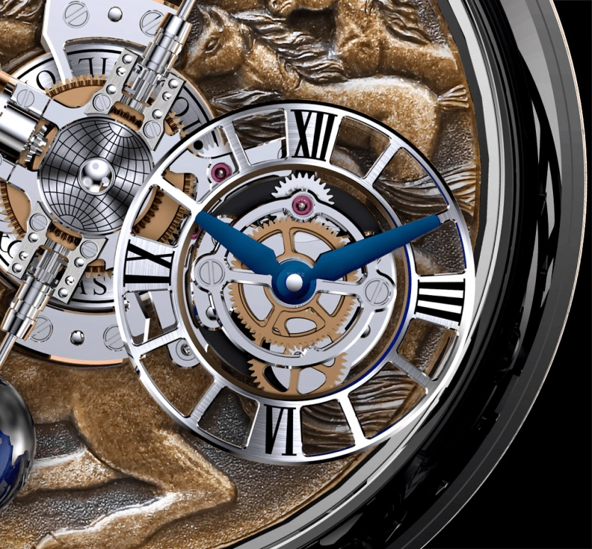Jacob & Co.,Astronomia ,Handwound,60hours,In-house Caliber,AT100,AT100.31.AC.UB.B