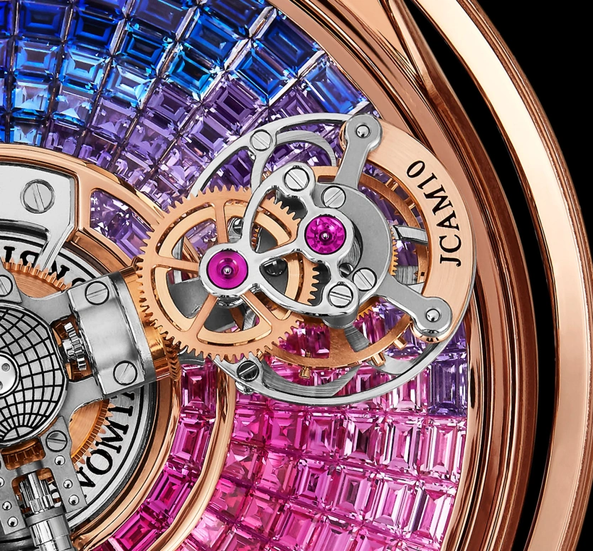 Jacob & Co.,Astronomia 50mm,50mm,Rose Gold,Gold,Handwound,60hours,In-house Caliber,AT100,AT100.40.AC.UR.A