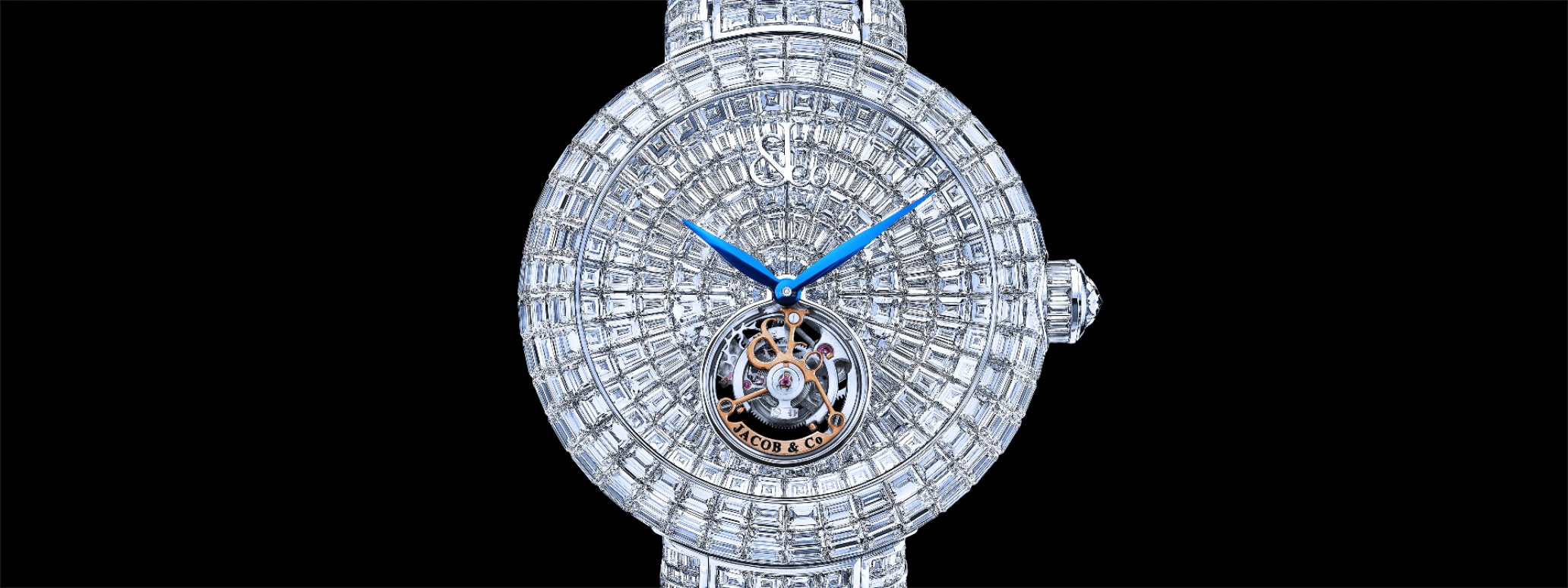 Jacob & Co.,Brilliant ,Gold,White Gold,Handwound,100hours,In-house Caliber,BT543,BT543.30.BD.BD.B30BA