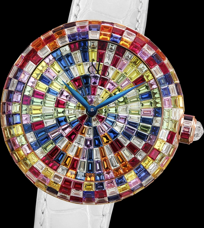 Jacob & Co.,Brilliant 44mm,44mm,Rose Gold,Gold,Quartz,In-house Caliber,BQ532,BQ532.40.HX.HX.A