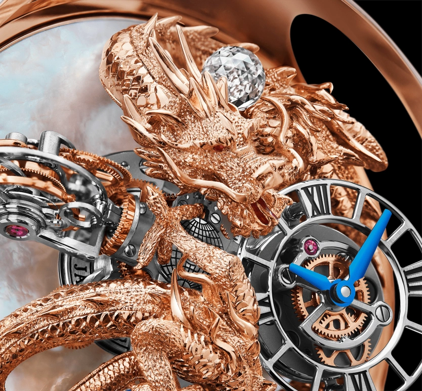 Jacob & Co.,Astronomia 50mm,50mm,Rose Gold,Sapphire,Gold,Handwound,60hours,In-house Caliber,AT102,AT102.40.DR.UE.A