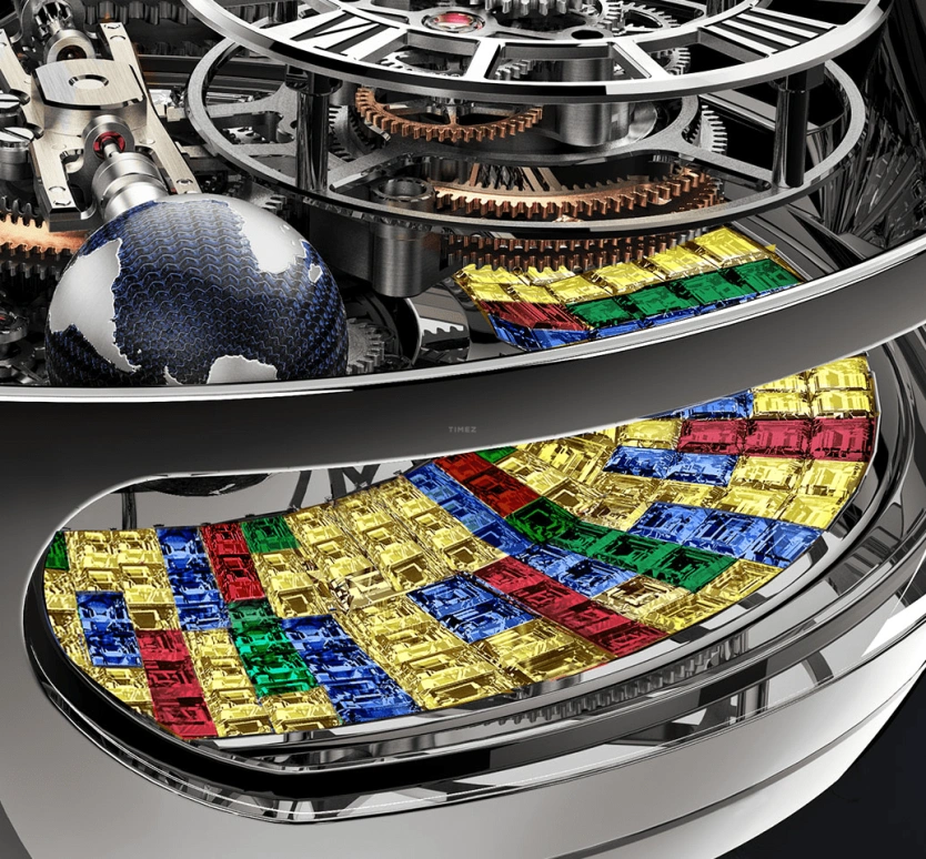 Jacob & Co.,Astronomia ,Gold,White Gold,Handwound,60hours,In-house Caliber,AT800,AT800.30.BD.UB.B