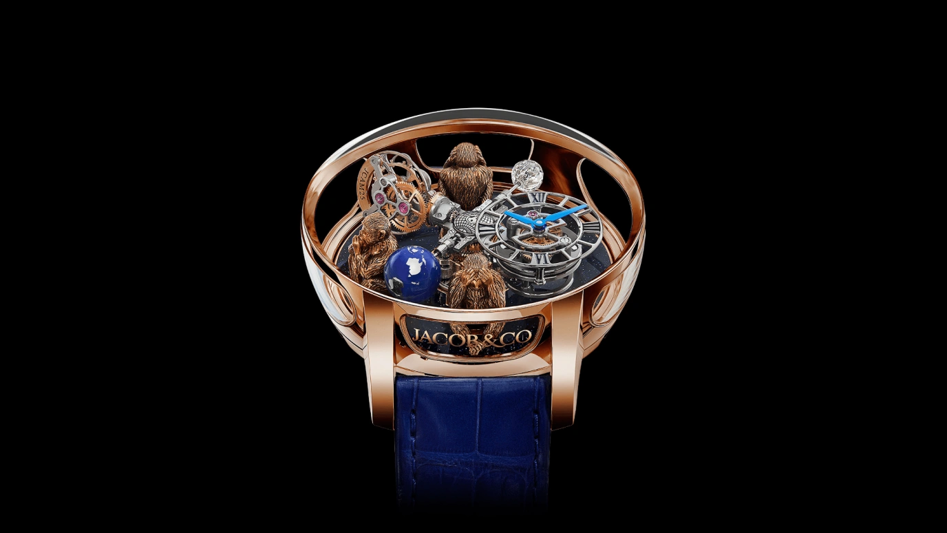 Jacob & Co.,Astronomia ,Rose Gold,Gold,Handwound,60hours,In-house Caliber,AT102,AT102.40.AB.UA.ABALA