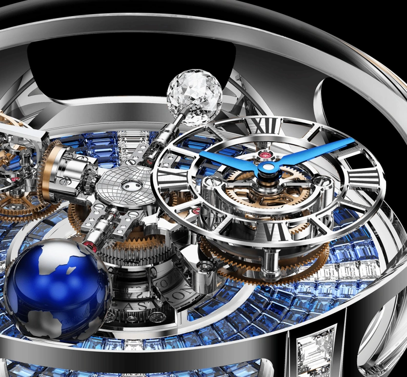Jacob & Co.,Astronomia ,Gold,White Gold,Handwound,60hours,In-house Caliber,AT800,AT800.30.BD.UA.B