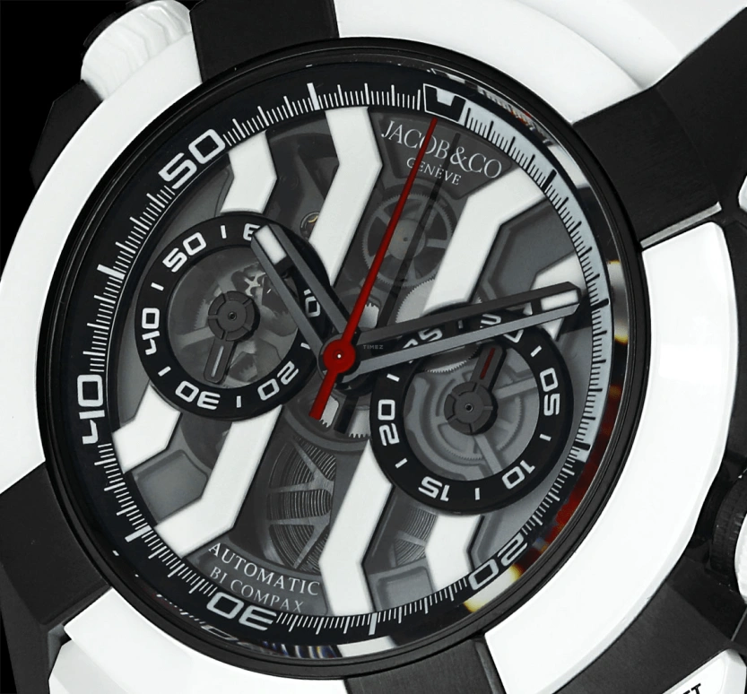 Jacob & Co.,EPIC ,Titanium,48hours,In-house Caliber,Sapphire,EC312,EC312.21.SD.BX.A