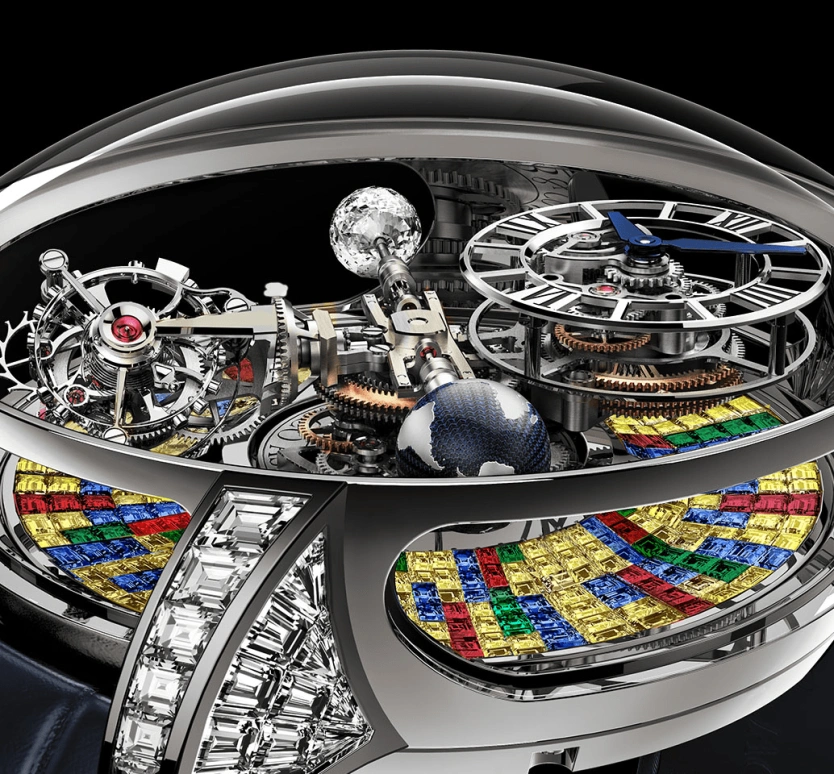 Jacob & Co.,Astronomia ,Gold,White Gold,Handwound,60hours,In-house Caliber,AT800,AT800.30.BD.UB.B