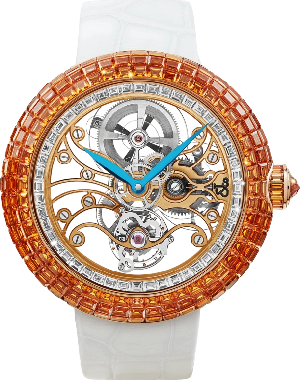 Jacob & Co.,Brilliant 47mm,47mm,Rose Gold,Sapphire,Gold,Handwound,72hours,In-house Caliber,BT542,BT542.50.BO.RB.A