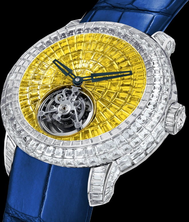 Jacob & Co.,Caviar Tourbillon ,Handwound,100hours,In-house Caliber,CV201,CV201.30.BD.BY.A