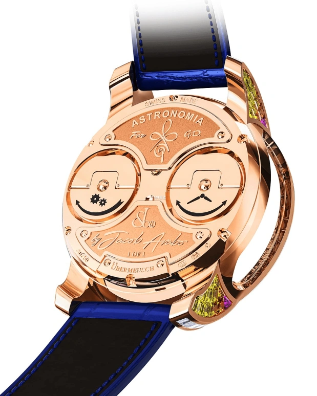 Jacob & Co.,Astronomia ,Rose Gold,Silver,Multi-Color,Sapphire,Round,Astronomia Solar G,Astronomia Solar G-Dragon