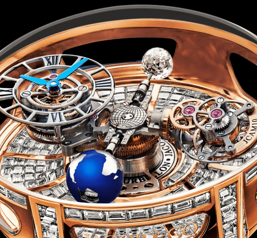 Jacob & Co.,Astronomia ,Rose Gold,Gold,Handwound,35hours,In-house Caliber,AT810,AT810.40.BD.BD.A