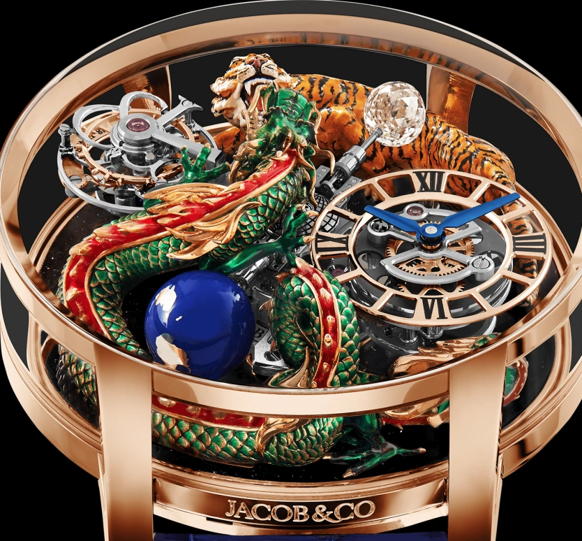 Jacob & Co.,Astronomia 47mm,47mm,Rose Gold,Sapphire,Gold,Crystal,Handwound,60hours,In-house Caliber,AT114,AT114.40.AA.UA.A