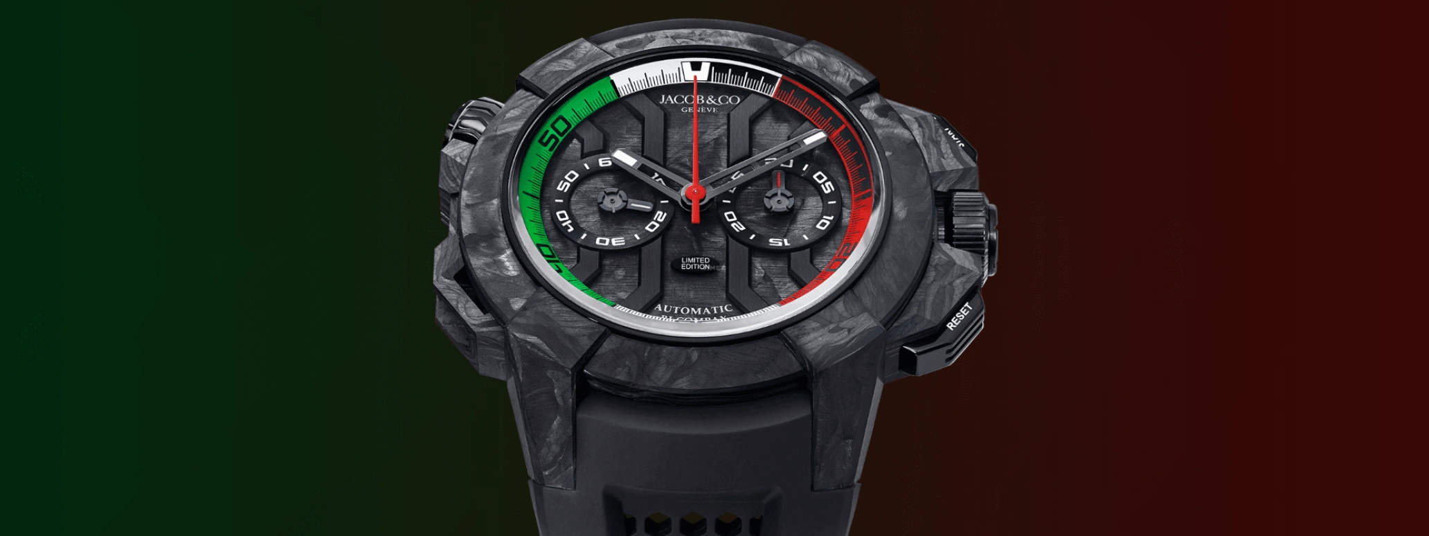 Jacob & Co.,EPIC ,Forged Carbon,Titanium,Carbon,48hours,In-house Caliber,Sapphire,EC333,EC333.29.AB.AB.A
