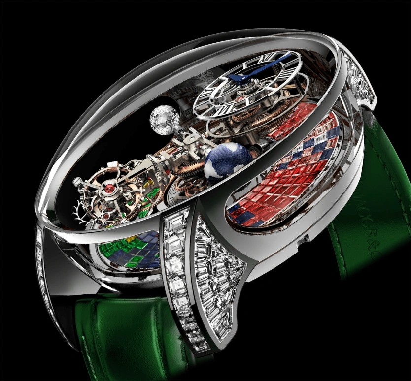 Jacob & Co.,Astronomia 50mm,50mm,Gold,White Gold,Handwound,60hours,In-house Caliber,AT800,AT800.30.BD.UC.A