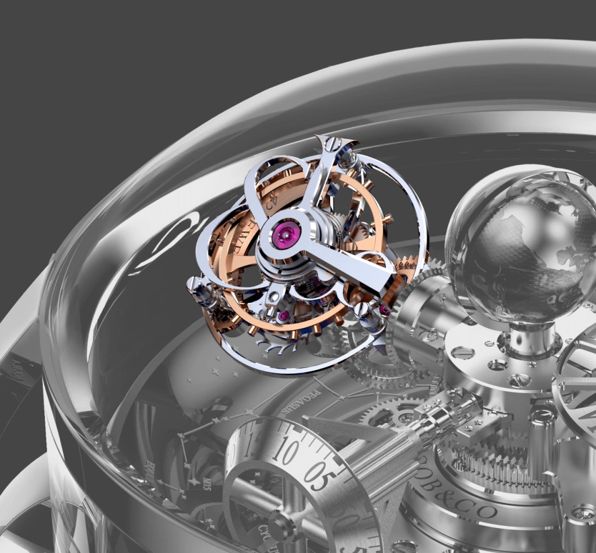 Jacob & Co.,Astronomia 47mm,47mm,Rose Gold,Gold,Handwound,60hours,In-house Caliber,AT110,AT110.40.AA.WD.A