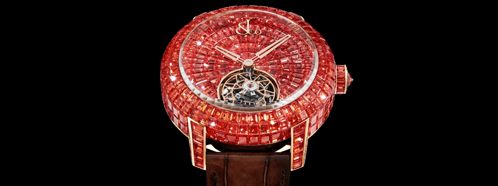 Jacob & Co.,Caviar Tourbillon 130mm,130mm,Handwound,In-house Caliber,Sapphire,CV210,CV210.40.BO.BO.ABALA