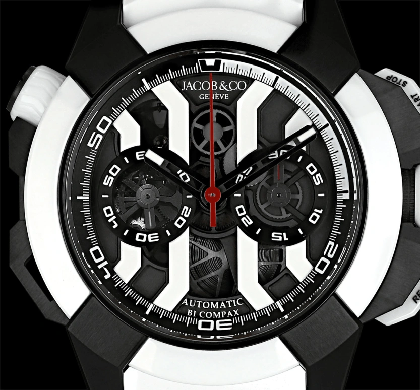 Jacob & Co.,EPIC ,Titanium,48hours,In-house Caliber,Sapphire,EC312,EC312.21.SD.BX.A