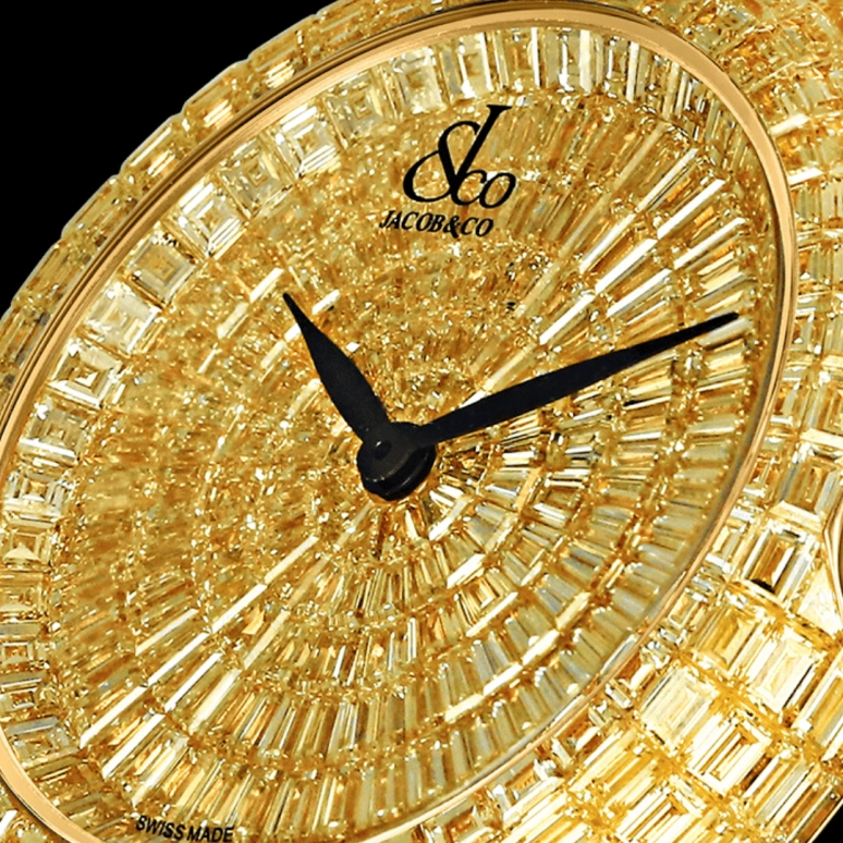 Jacob & Co.,Brilliant 18mm,18mm,Yellow Gold,Gold,Sapphire,BQ532,BQ532.50.BY.BY.A