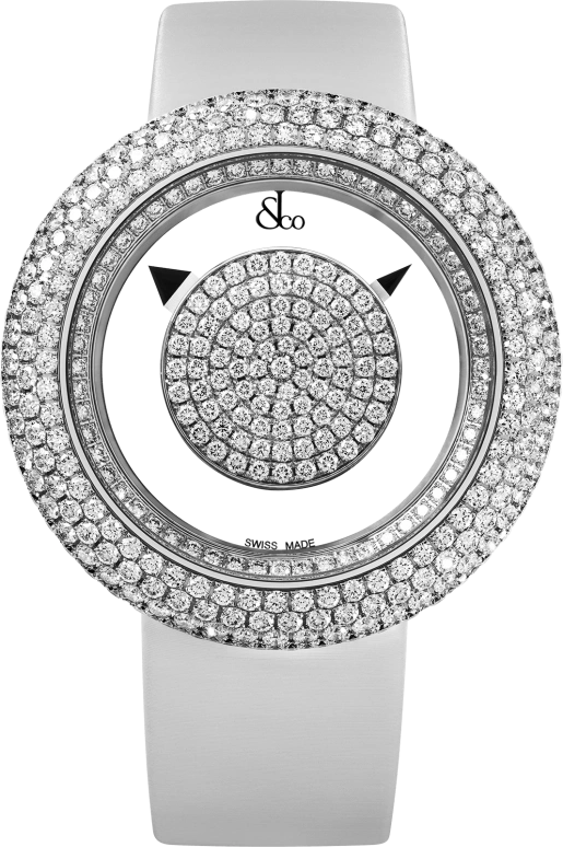 Jacob & Co.,Brilliant 38mm,38mm,White Gold,Silver White,Quartz,Round,BM556,BM556.30.RD.RD