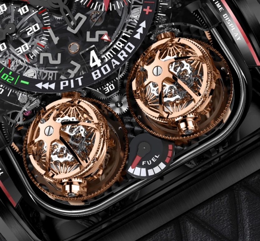 Jacob & Co.,Twin Turbo Furious 57x52mm,57x52mm,Forged Carbon,Titanium,Carbon,Handwound,50hours,In-house Caliber,TT200,TT200.21.NS.NK.A