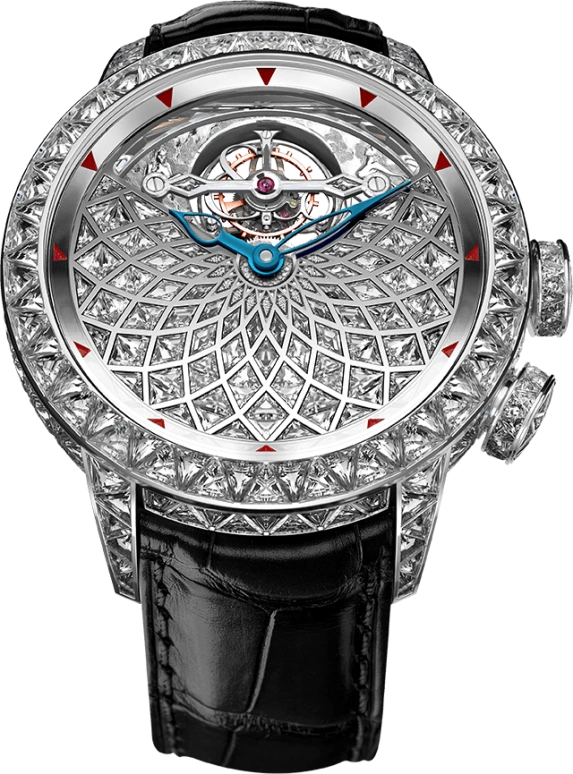 Jacob & Co.,Caligula ,Gold,White Gold,Handwound,48hours,In-house Caliber,CL801,CL801.30.BD.BD.A