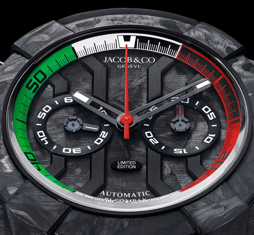 Jacob & Co.,EPIC ,Forged Carbon,Titanium,Carbon,48hours,In-house Caliber,Sapphire,EC333,EC333.29.AB.AB.A
