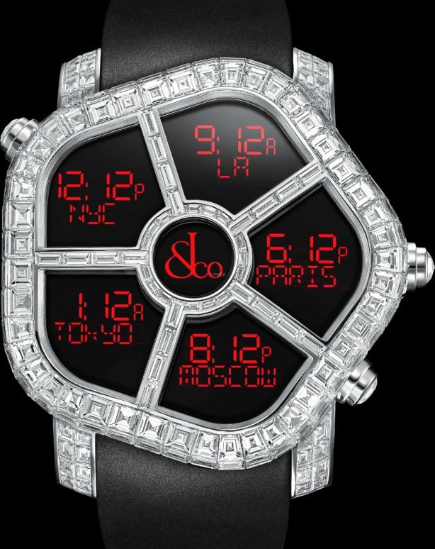 Jacob & Co.,Ghost 47mm,47mm,Gold,White Gold,Quartz,In-house Caliber,GH800,GH800.30.BD.BD.A