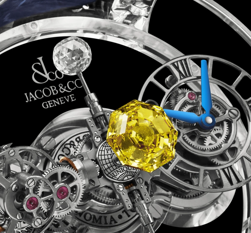 Jacob & Co.,Astronomia ,Sapphire,Crystal,Handwound,60hours,In-house Caliber,AT125,AT125.80.AA.UC.B